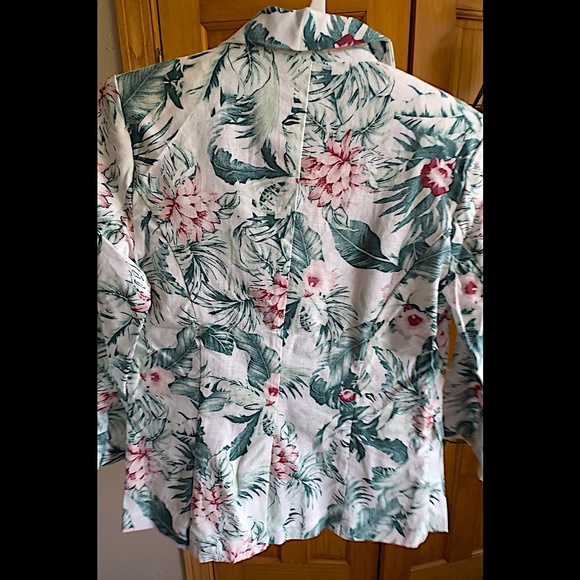 Laurie Felt Los Angeles Tropical Blazer – XXS, Linen Cotton Blend, Unlined - Picture 8 of 8